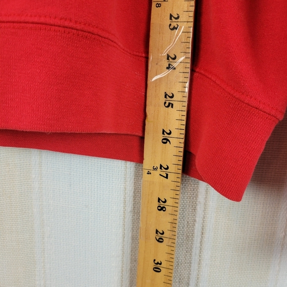 Vintage Champion Eco Fleece Boston University Crewneck Sweatshirt Red Size Large - Picture 6 of 9